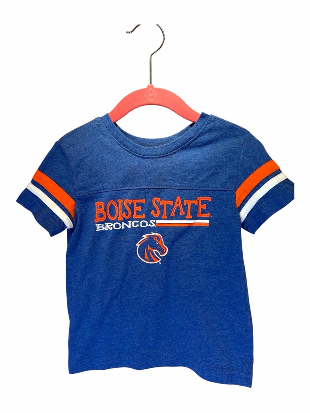 Boise State Broncos Toddler’s T Shirt Football Size 2T Blue Orange
